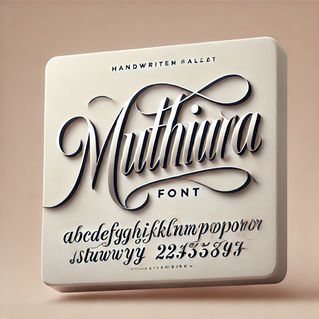 Muthiara Font Free Download