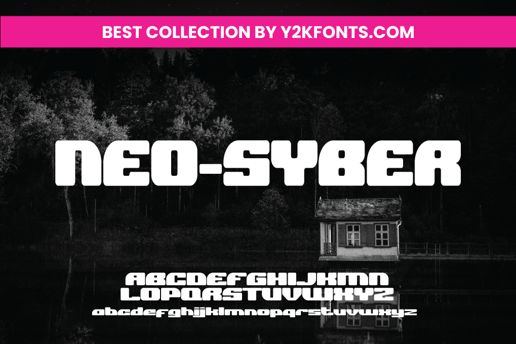 Neo Syber Font Free Download - Y2K FONTS