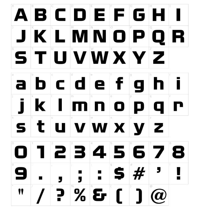 Nissan Font