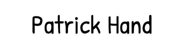 Patrick Hand Free Handwriting Font