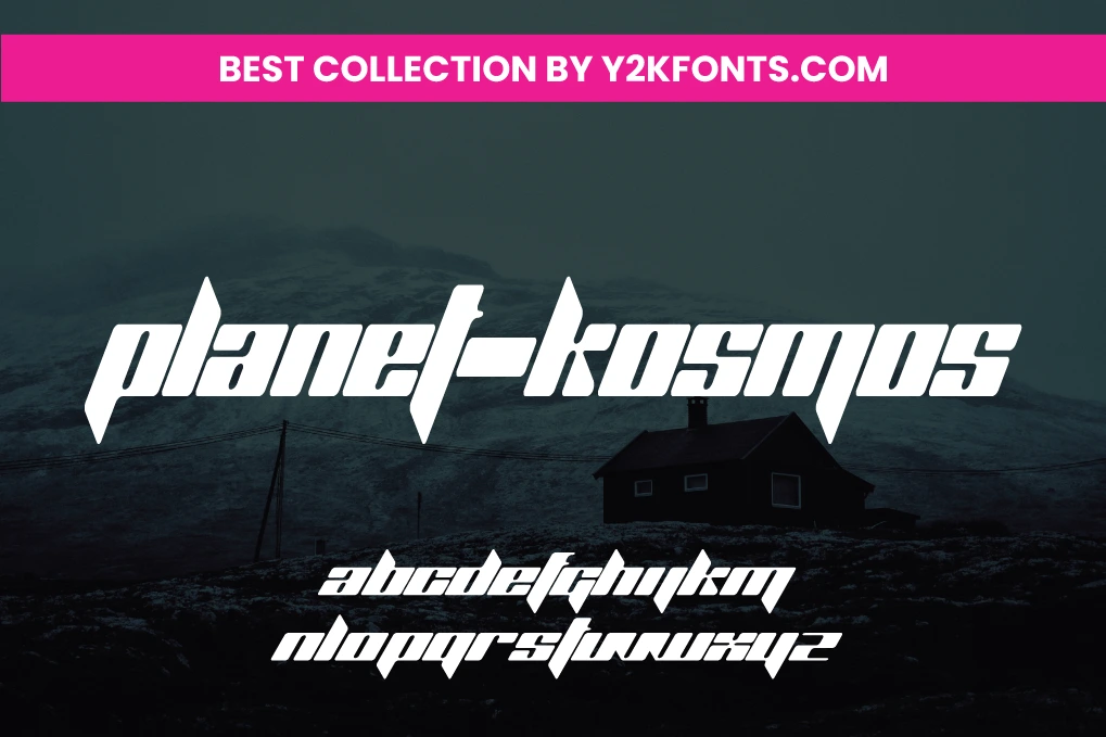 Planet-kosmos font