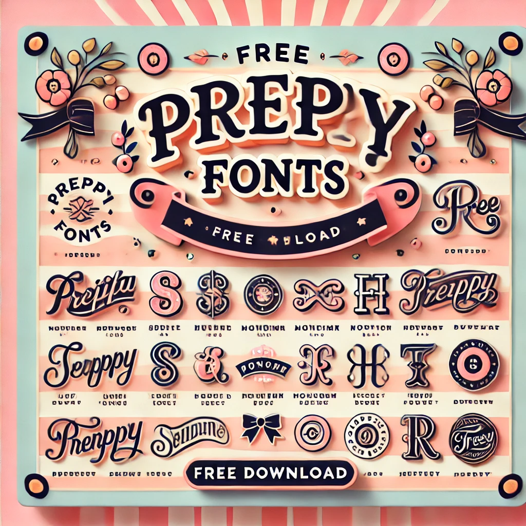 Preppy Fonts Free Download