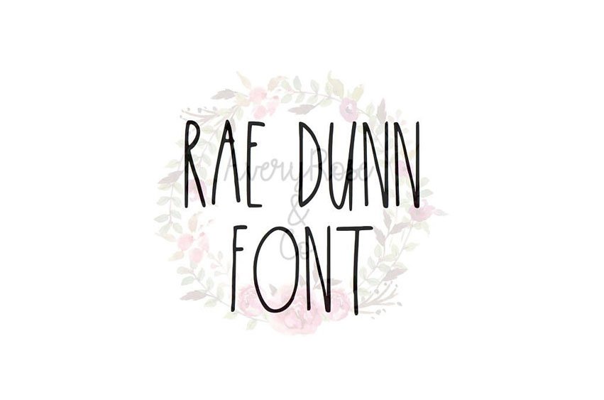 Rae Dunn Font: Free Download - Y2K FONTS