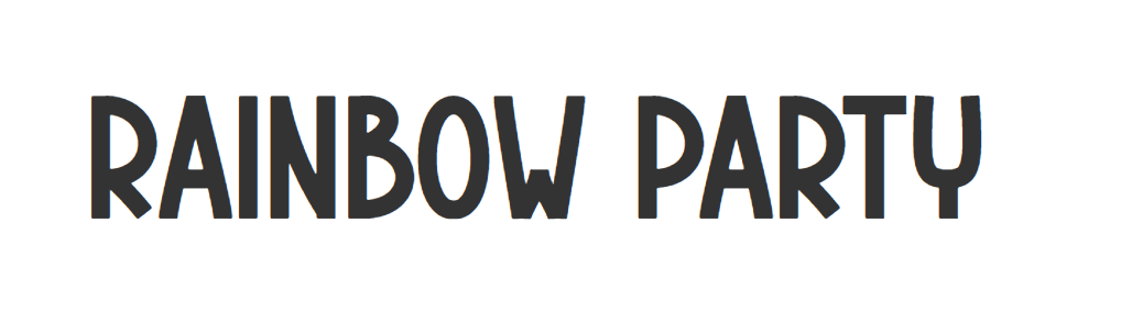 Rainbow Party Font