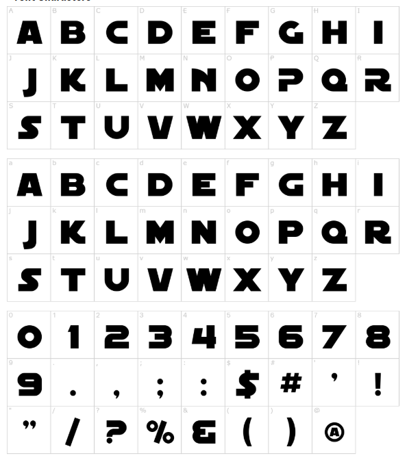 SF Distant Galaxy Font
