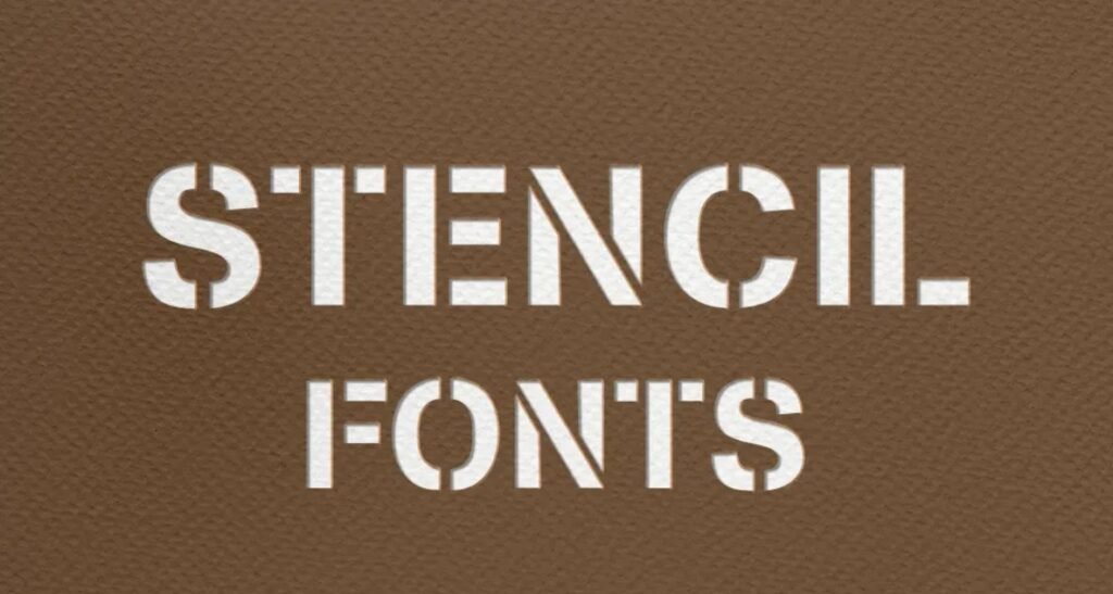 20 Free Stencil Fonts Every Designer Should Have Y2K FONTS 20 Free Stencil Fonts Every Designer Should Have Y2K FONTS