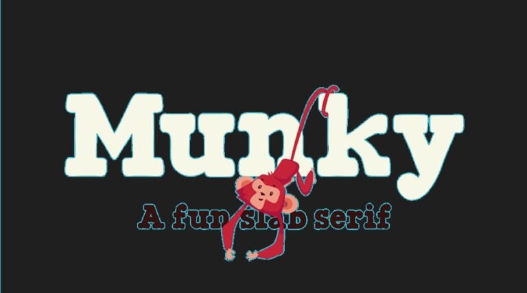 Munky – Slab-Serif Retro Font