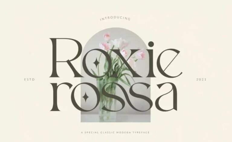 Roxie Rossa – Free Aesthetic Serif Font