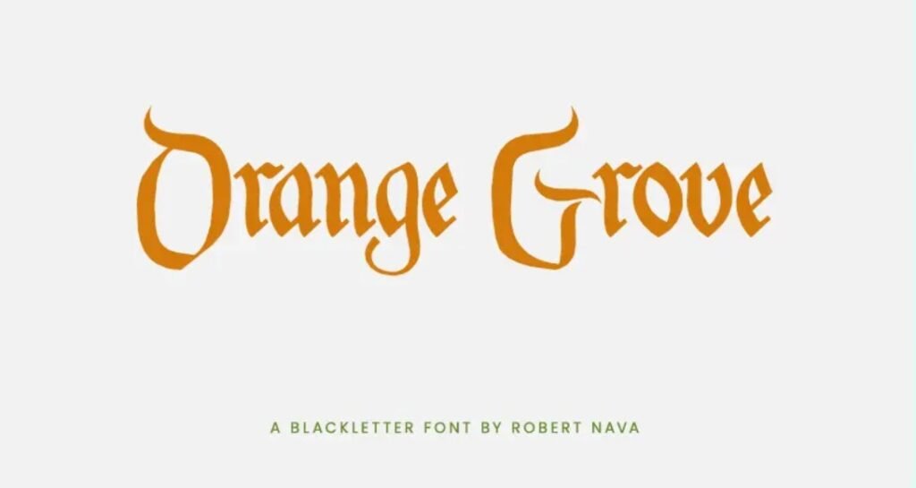 Orange Grove Font