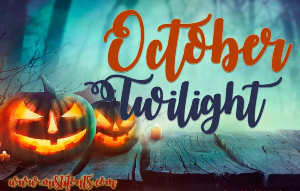 October Twilight Font