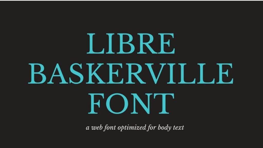 Libre Baskerville Font