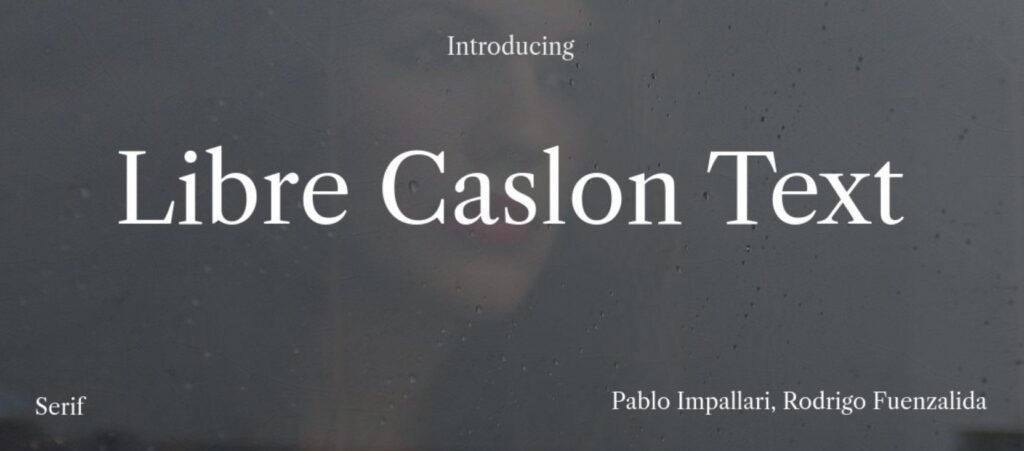 Libre Caslon Text Font