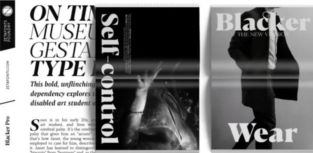 Blacker Pro Font