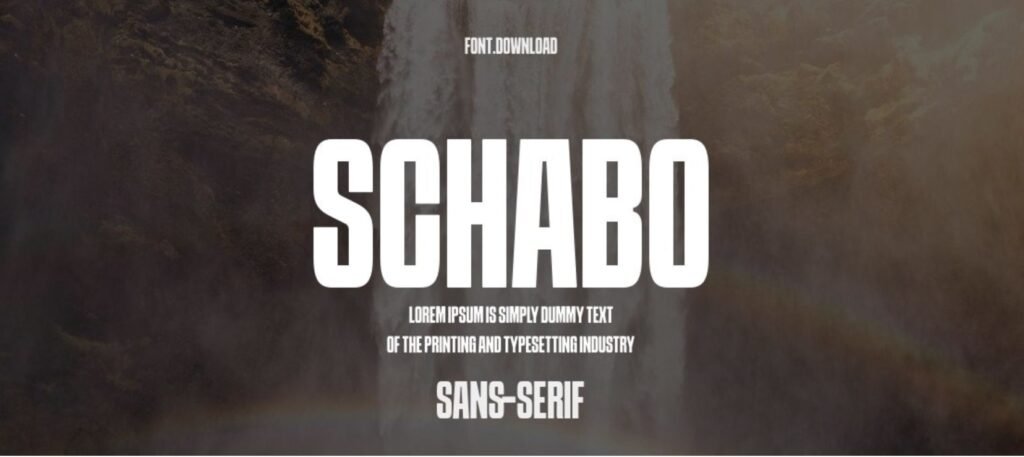 Schabo Font