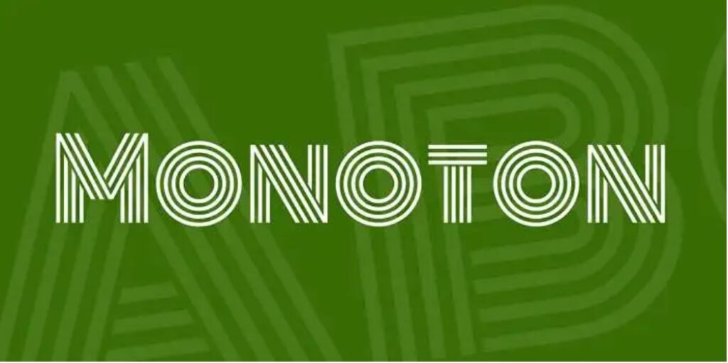 Monoton Regular Font