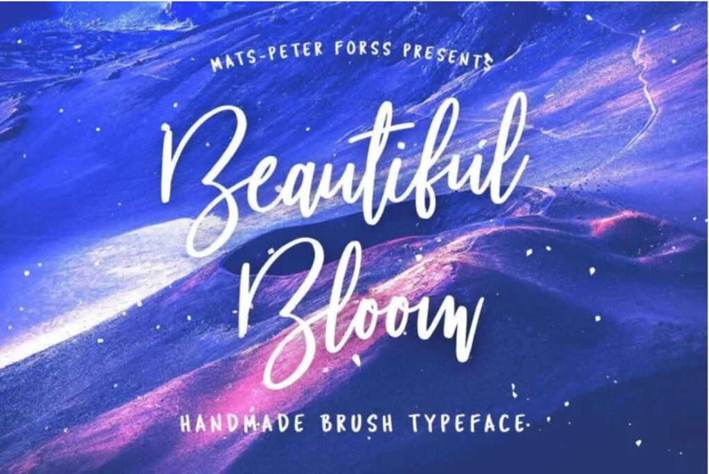 Beautiful Bloom Font