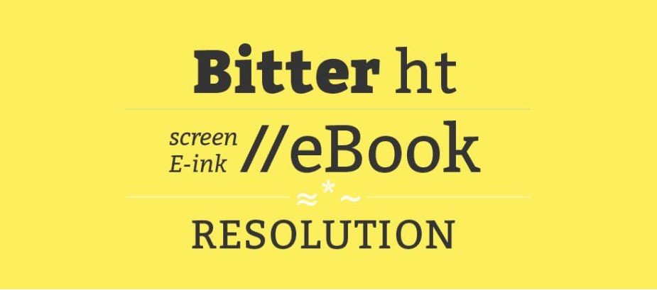 Bitter Font