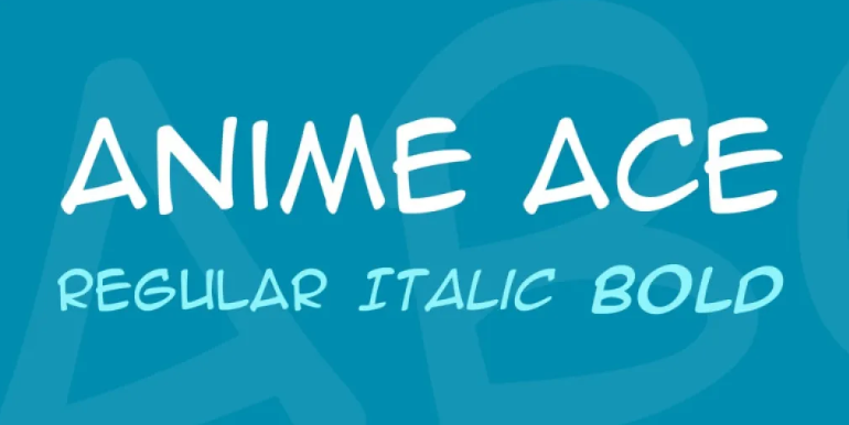 Anime Ace Font
