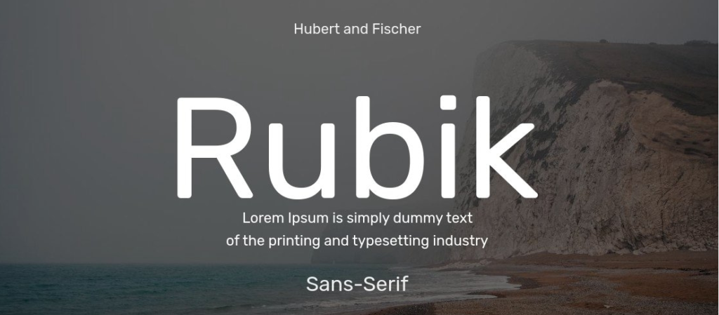 Rubik Font Family