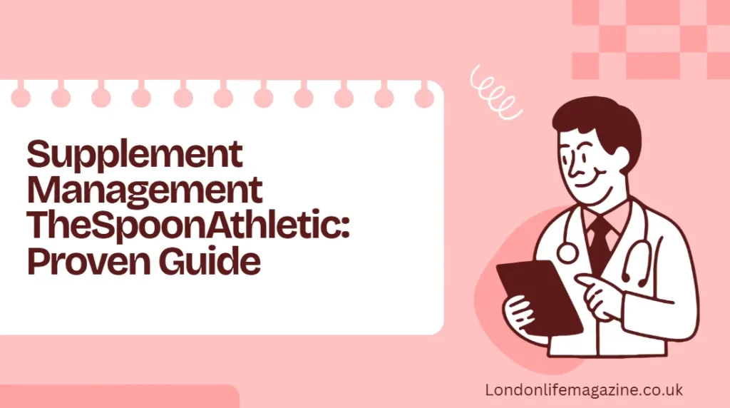 Supplement Management TheSpoonAthletic Approach