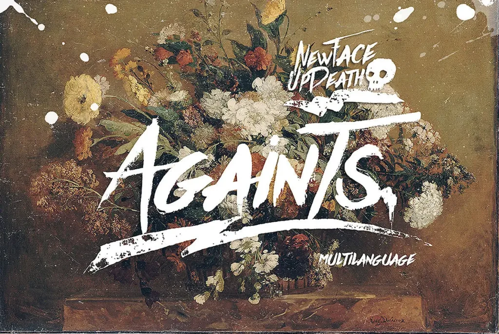 Againts font