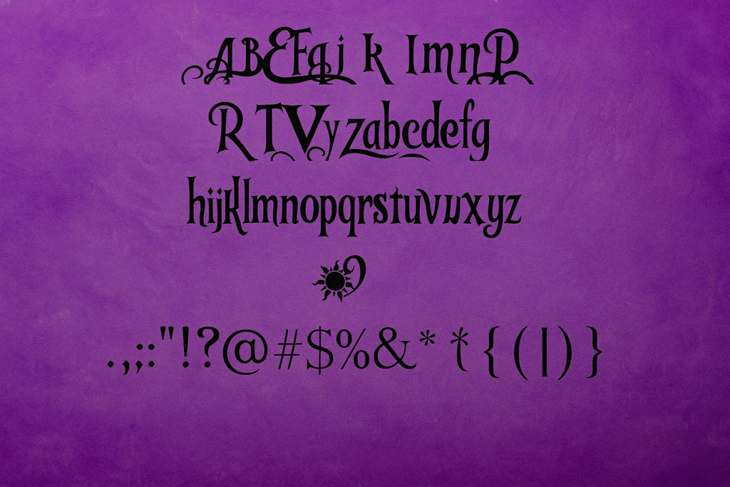 Tangled Font