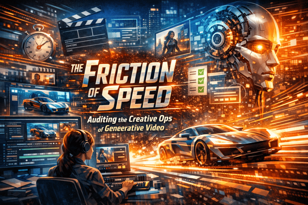 The Friction of Speed Auditing the Creative Ops of Generative Video