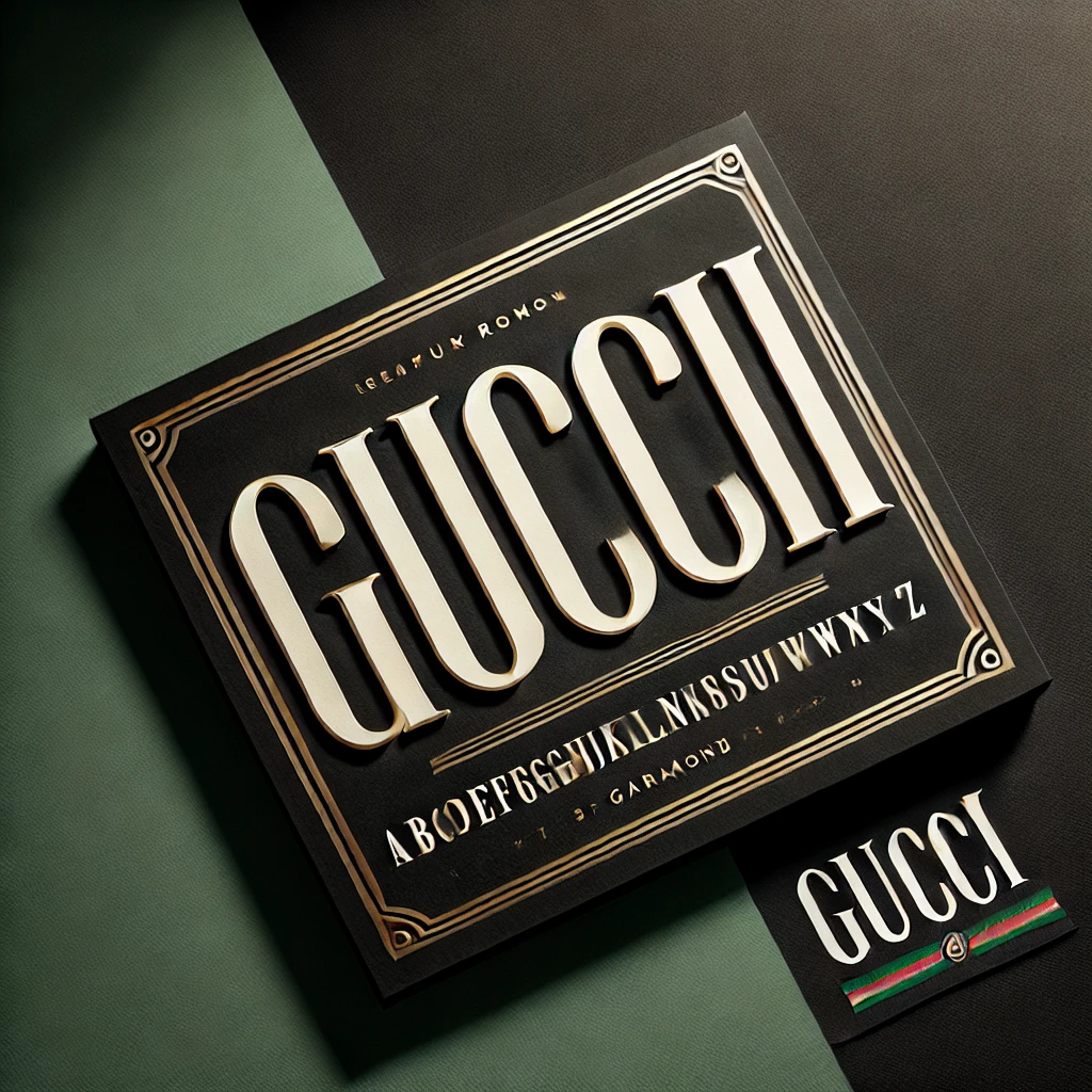 The Gucci Font