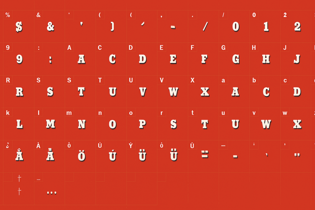 The North Face Font