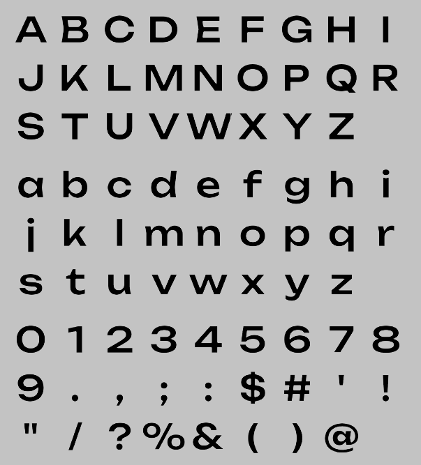 Unbounded Font