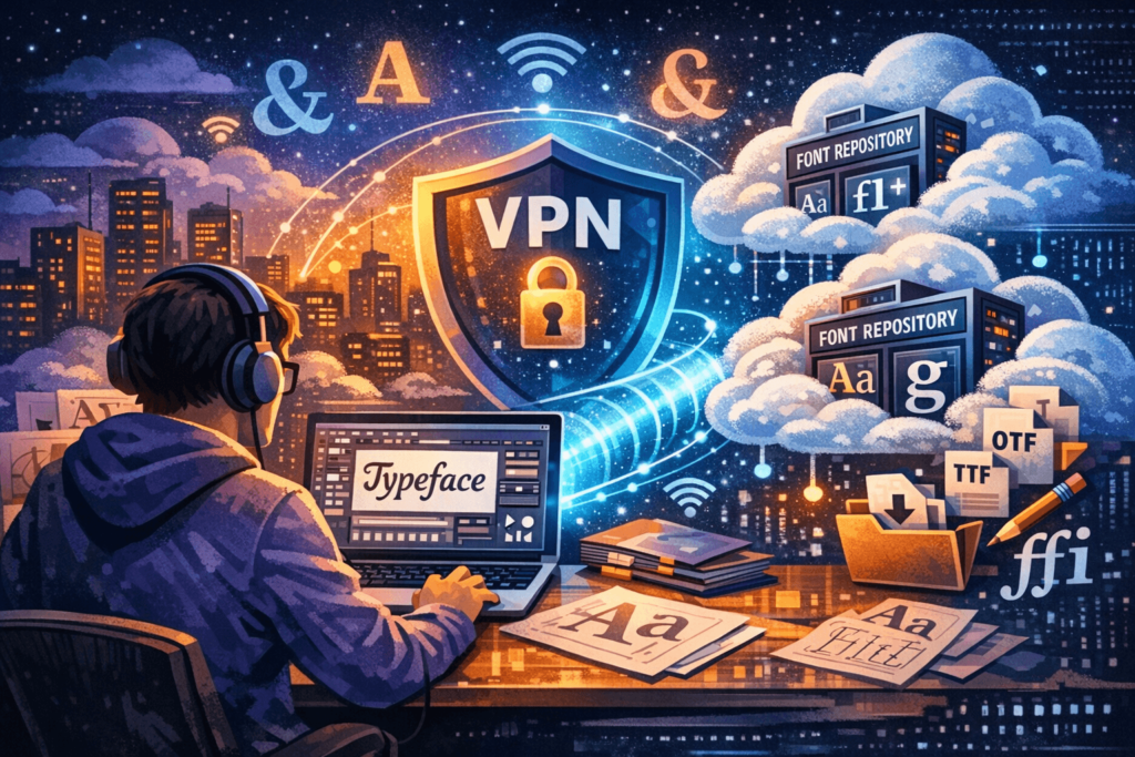 VPNs for Font Designers Accessing Cloud Font Repositories