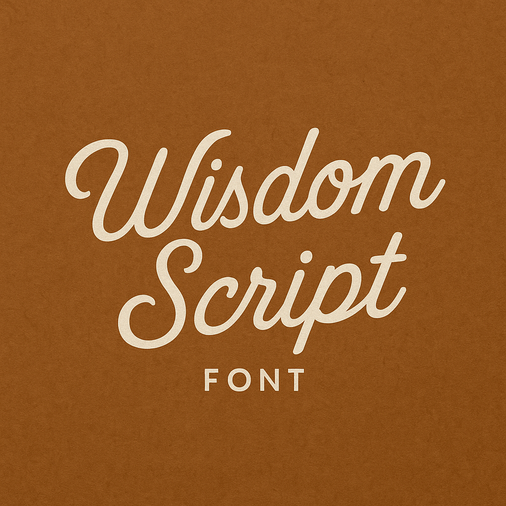 Wisdom Script Font Free Download