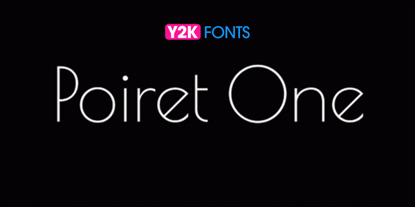 Poiret One- Best Cool Font