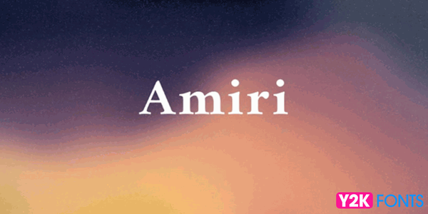 Amiri- Best Cool Font