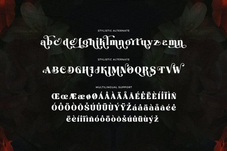 Strangest – Unique Aesthetic Serif Font