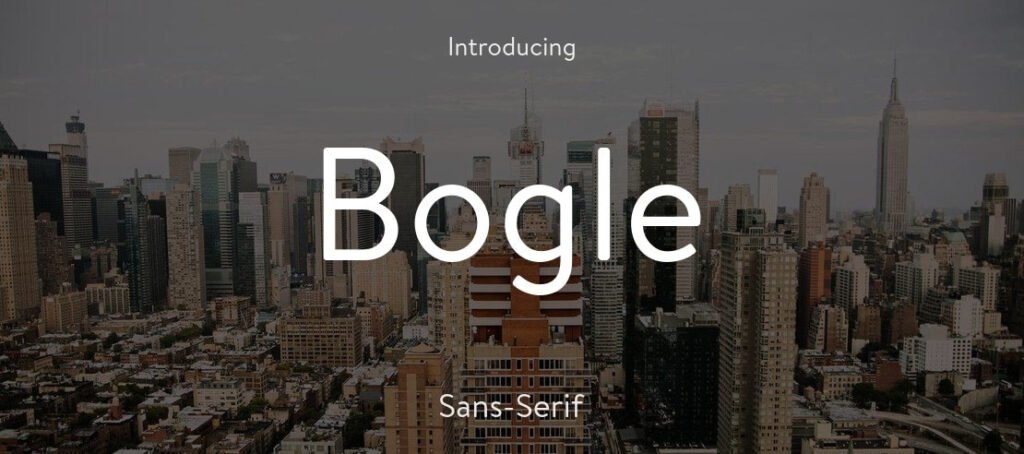 Bogle Font