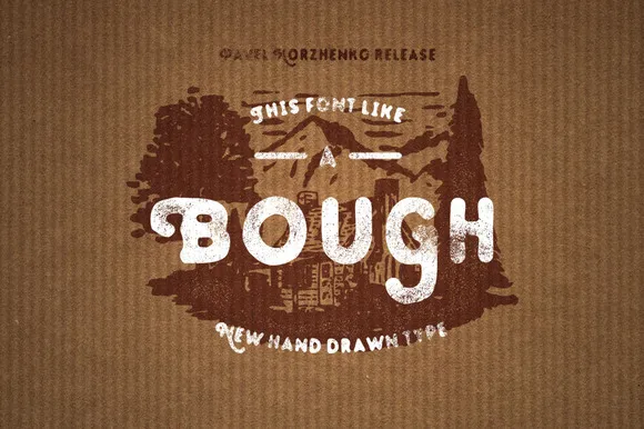 Bough Hand-Drawn Typeface