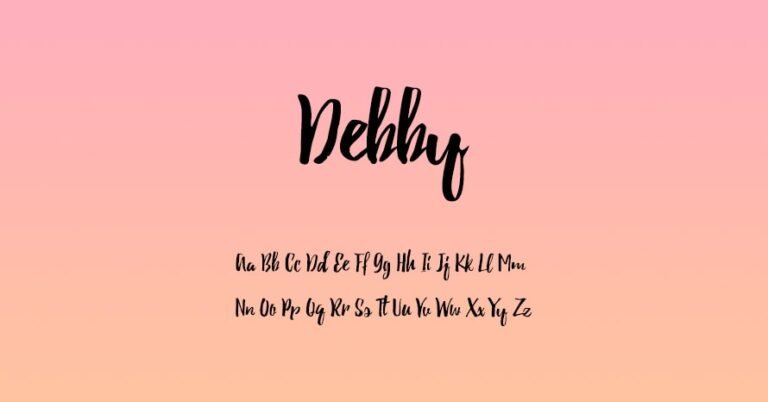 5. Debby Font