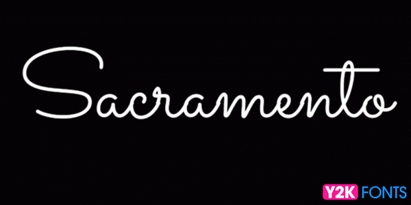 Sacramento- Cool Free Font