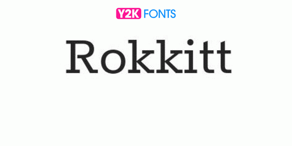 Rokkitt- Cool Free Font