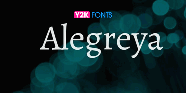 Alegreya- Cool Font