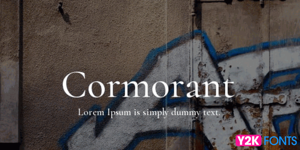 Cormorant- Cool Font