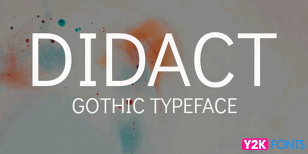 Didact Gothic - Cool font 