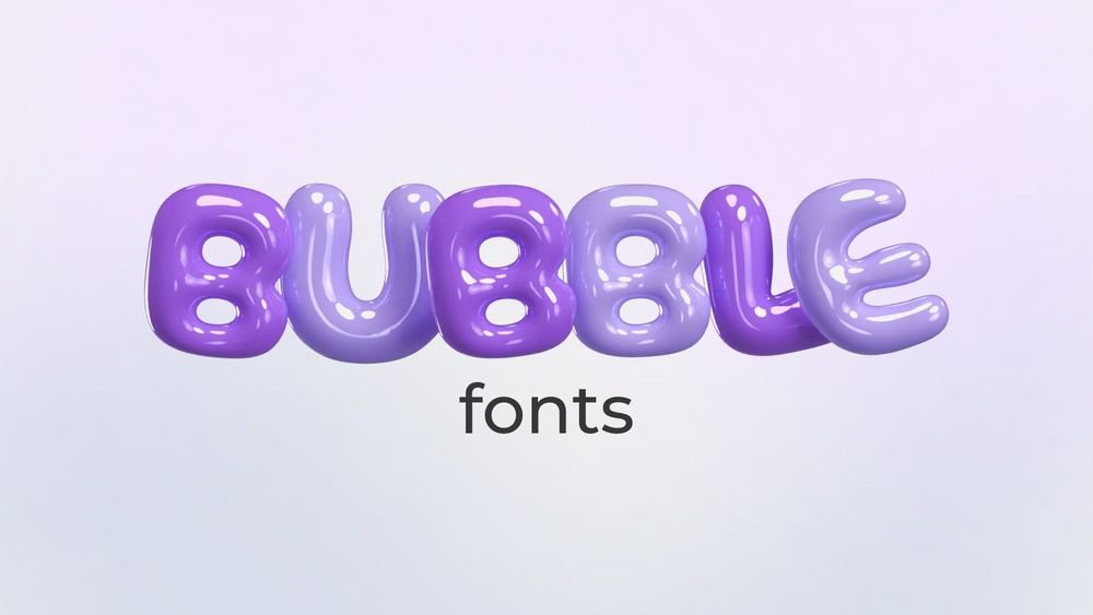 Bubble Fonts