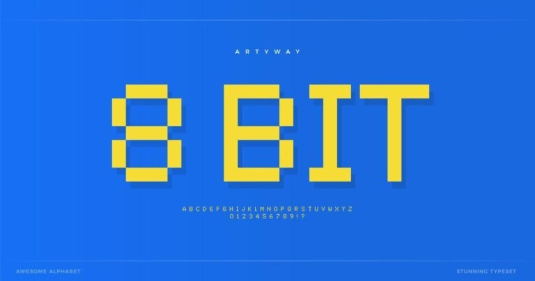 Ate Bit 80s fonts