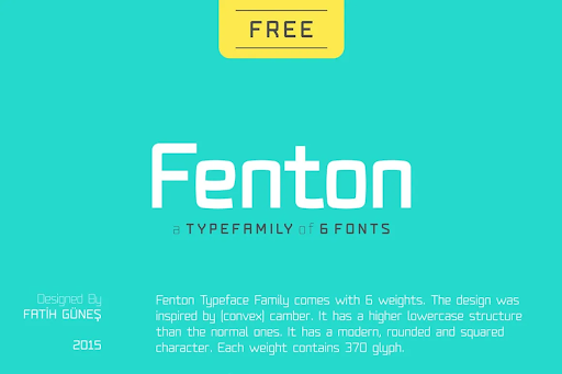 Free Fenton Font