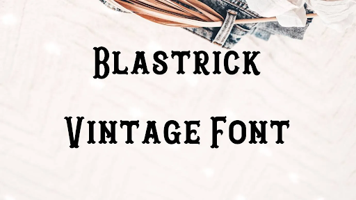 Blastrick 3D Font