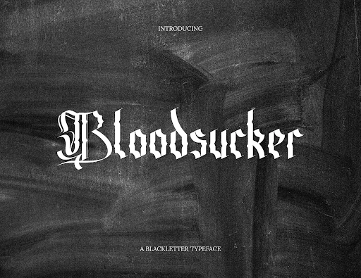 Bloodsuckers Font-Family-Gothic Font