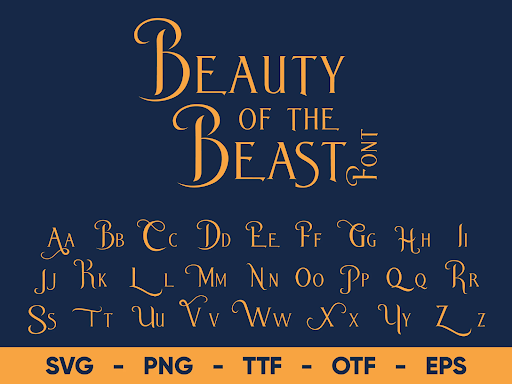 19. Beauty of the Beast Font