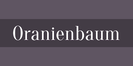 Oranienbaum Font